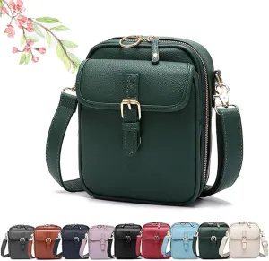 Forcipower Crossbody Bag, Collaborate Crossbody Leather Bag, Urvashi Anti Theft Shoulder Messenger Bags Card Slots for Woman
