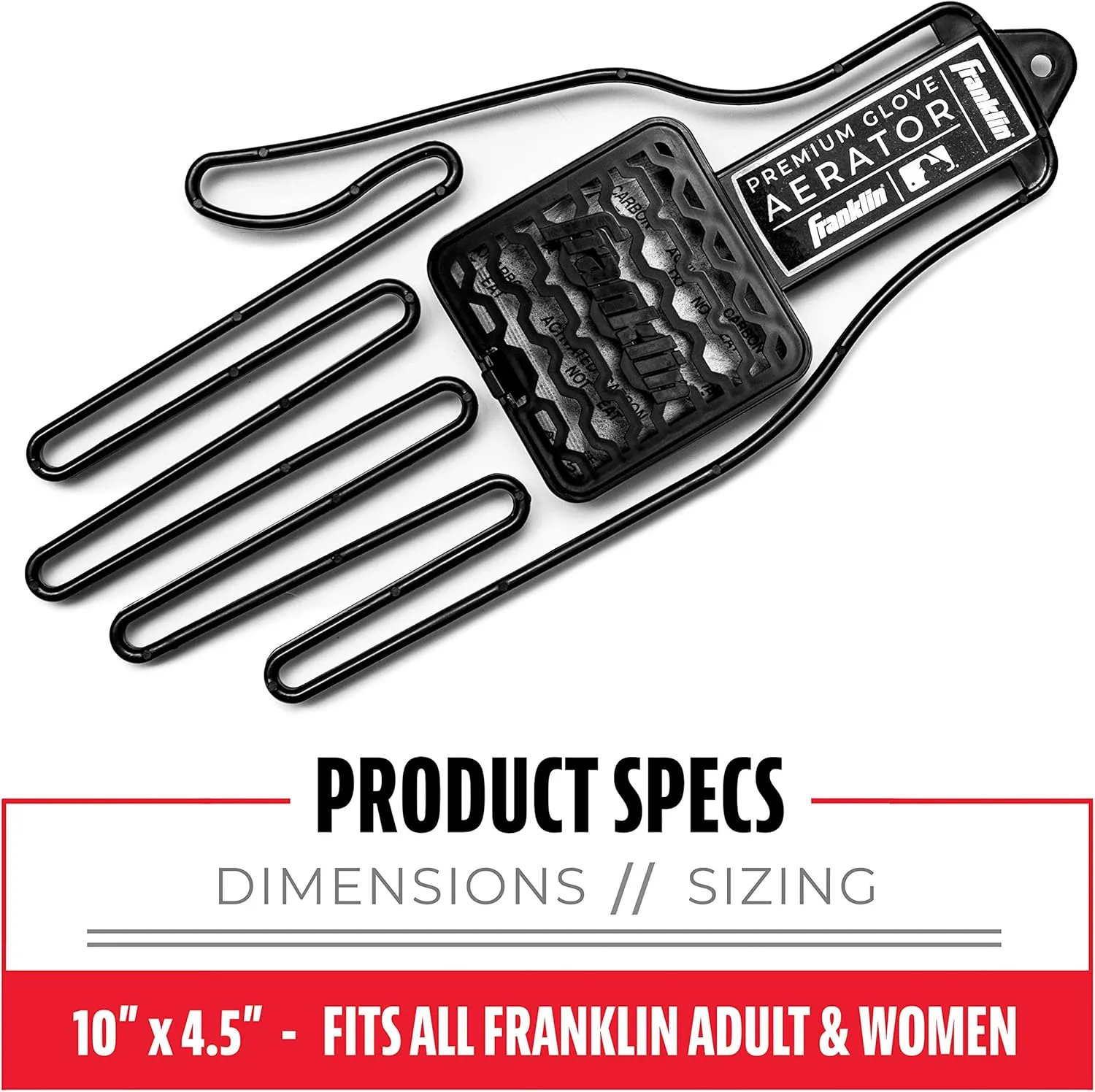 Franklin Sports Batting Glove Aerator Inserts - Dries Sweat   Eliminates Odor - Fits Baseball, Softball, Football, Golf   Work Gloves - Adult   Kids Sizes