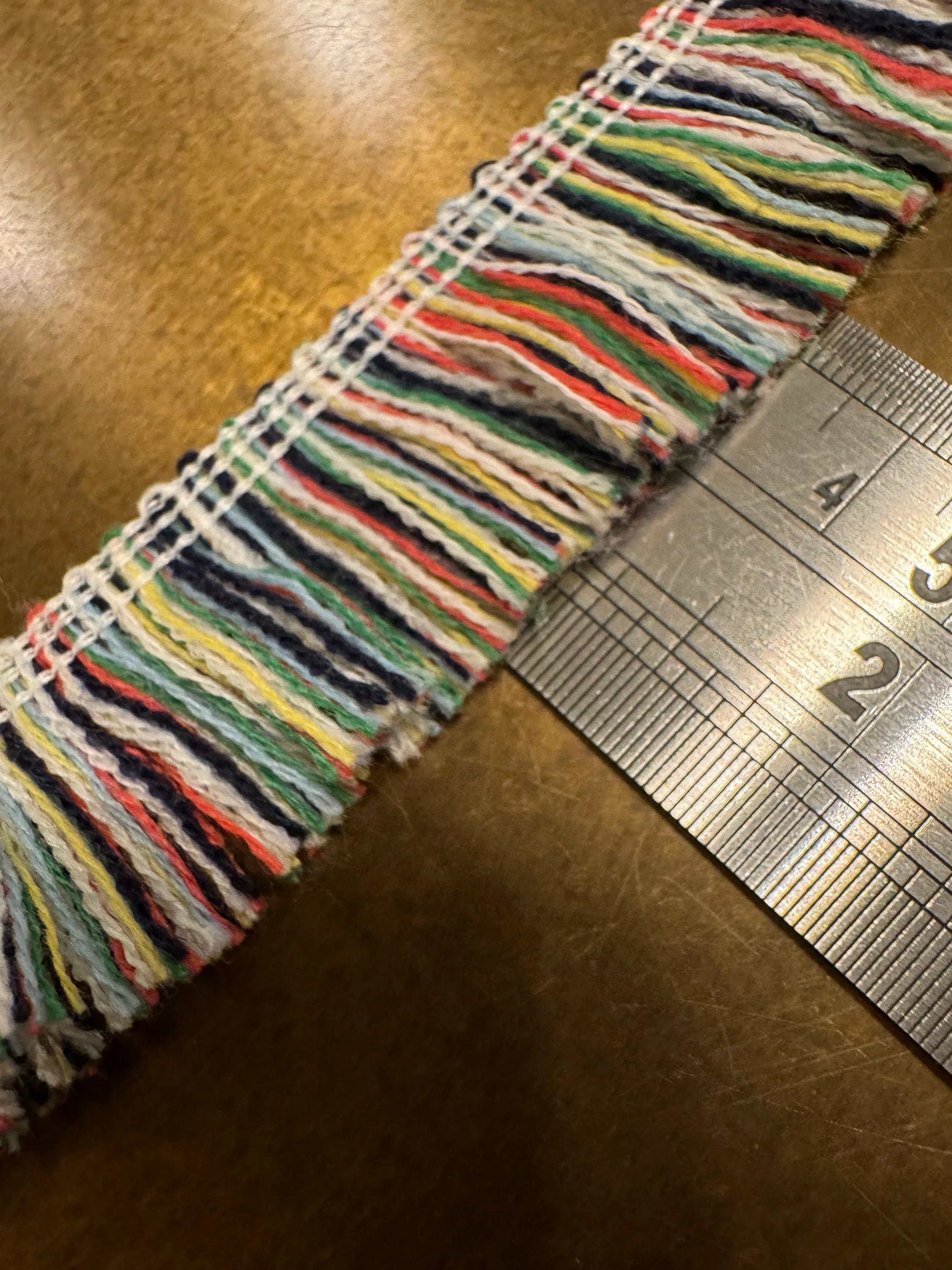 Fringe Tassel, Multi Colour Tassel, Sewing Tassels Tape, Fringe, Festival, Hats, Clothing, Bags, Furnishings, 3cm Wide