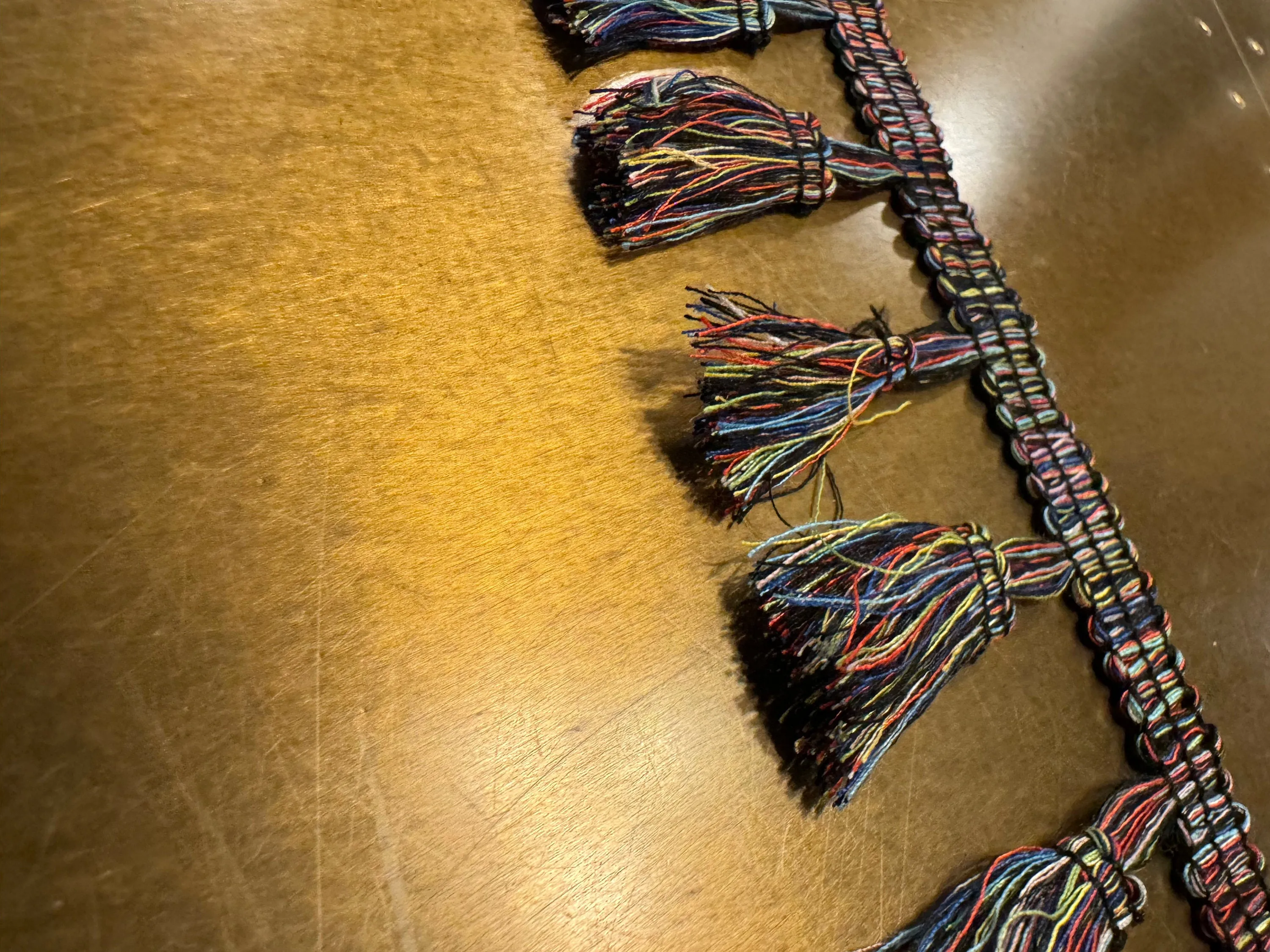 Fringe Tassel, Multi Colour Tassel, Sewing Tassels Tape, Fringe, Festival, Hats, Clothing, Bags, Furnishings