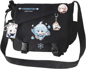 Genshin Impact Handbag Kaedehara Kazuha Crossbody Bag Single Shoulder Bag Adult Single Shoulder Backpack Black Bag