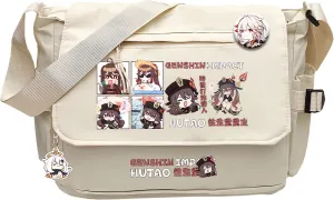 Genshin Impact Handbag Kamisato Ayaka Crossbody Bag Cute Single Shoulder Bag Adult 3D Print Anime Backpack Bag
