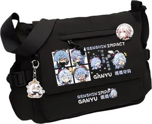 Genshin Impact Handbag Paimon Crossbody Bag Cute Single Shoulder Bag Adult 3D Print Anime Backpack Bag