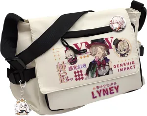 Genshin Impact Handbag Xiao Crossbody Bag Cute Single Shoulder Bag Adult 3D Print Anime Backpack Bag