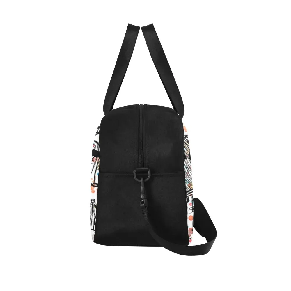 Girl I Am The Boss Travel Bag w/Shoe Compartment