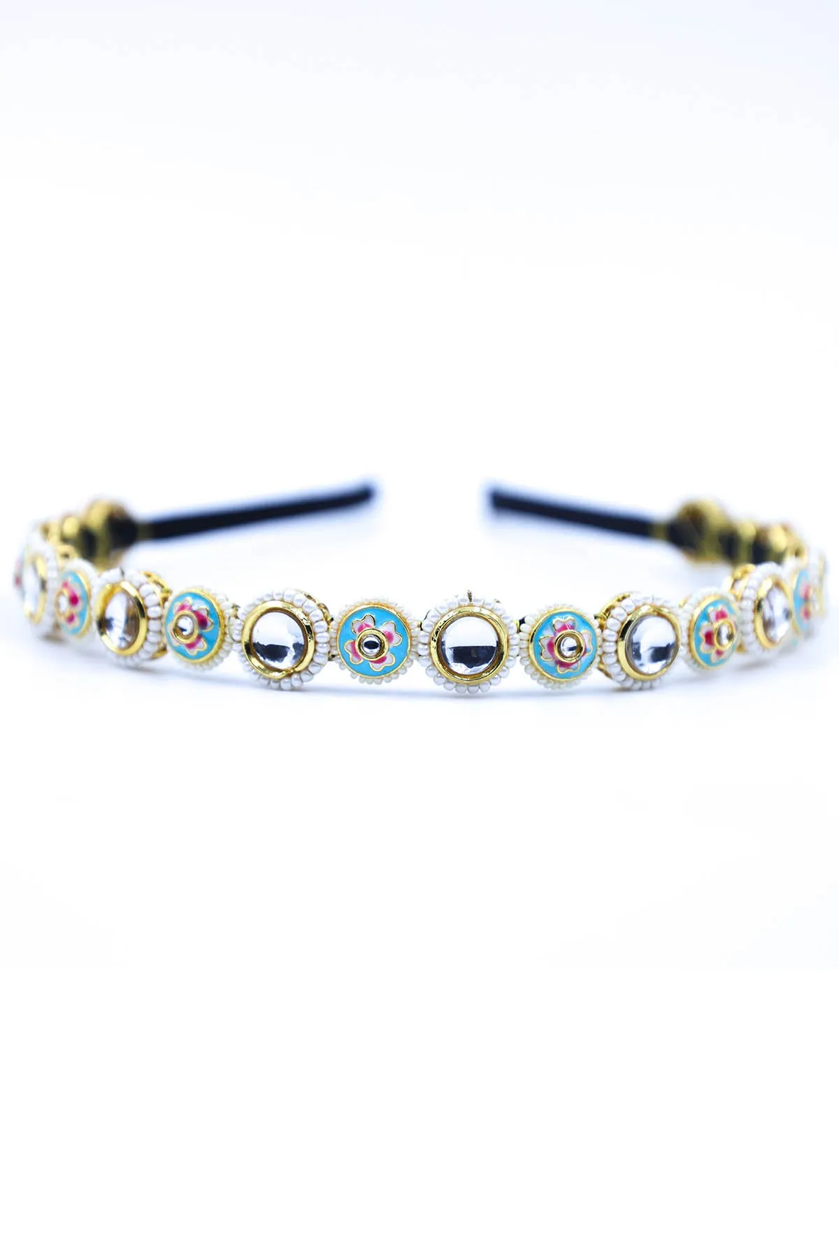 Gold Embellished Beads Hairband