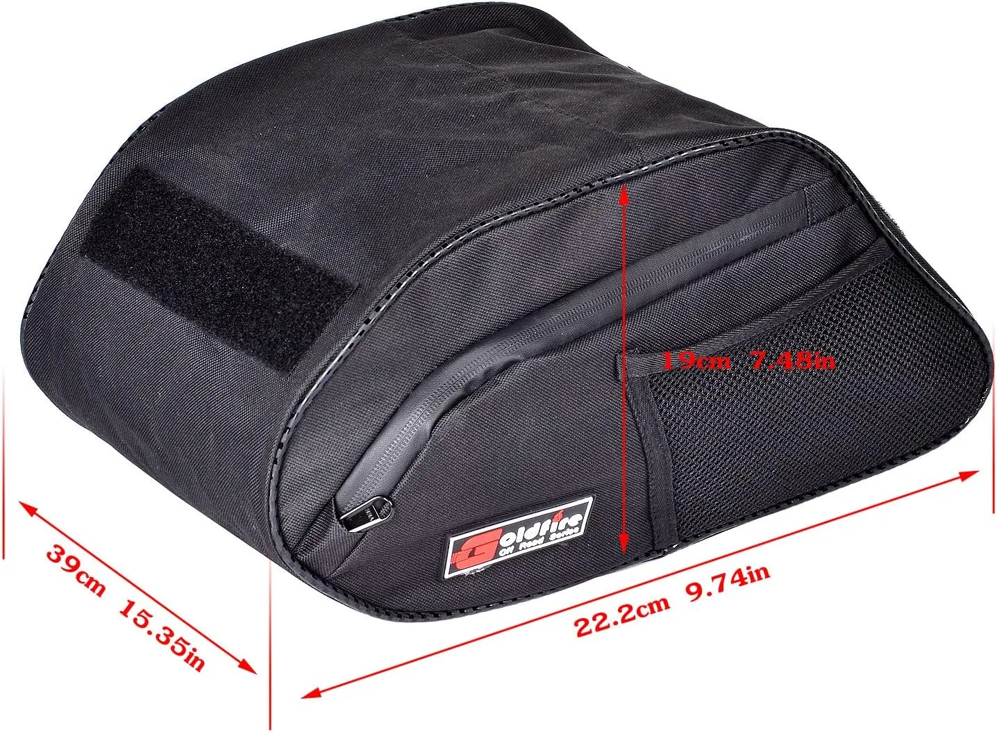 Goldfire Center Seat Console Storage Bag Organizers Cab Pak Compartment Tool Bag with Side Mesh Phone Holder Bags Accessories Fits For 2016-2023 Polaris General 1000/General 4 1000 (Black)