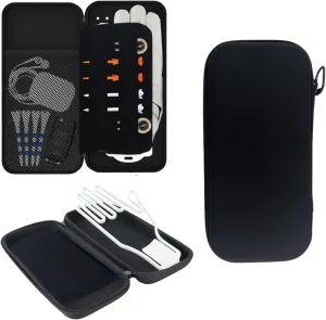 Golf Glove Holder Case- Golf Glove Caddy for Accessories with Removable Glove Shaper Portable Golfer Gifts for Men & Women Caddy Organizer Case with Storage Slots for Divot Tools, Tees & Ball Markers