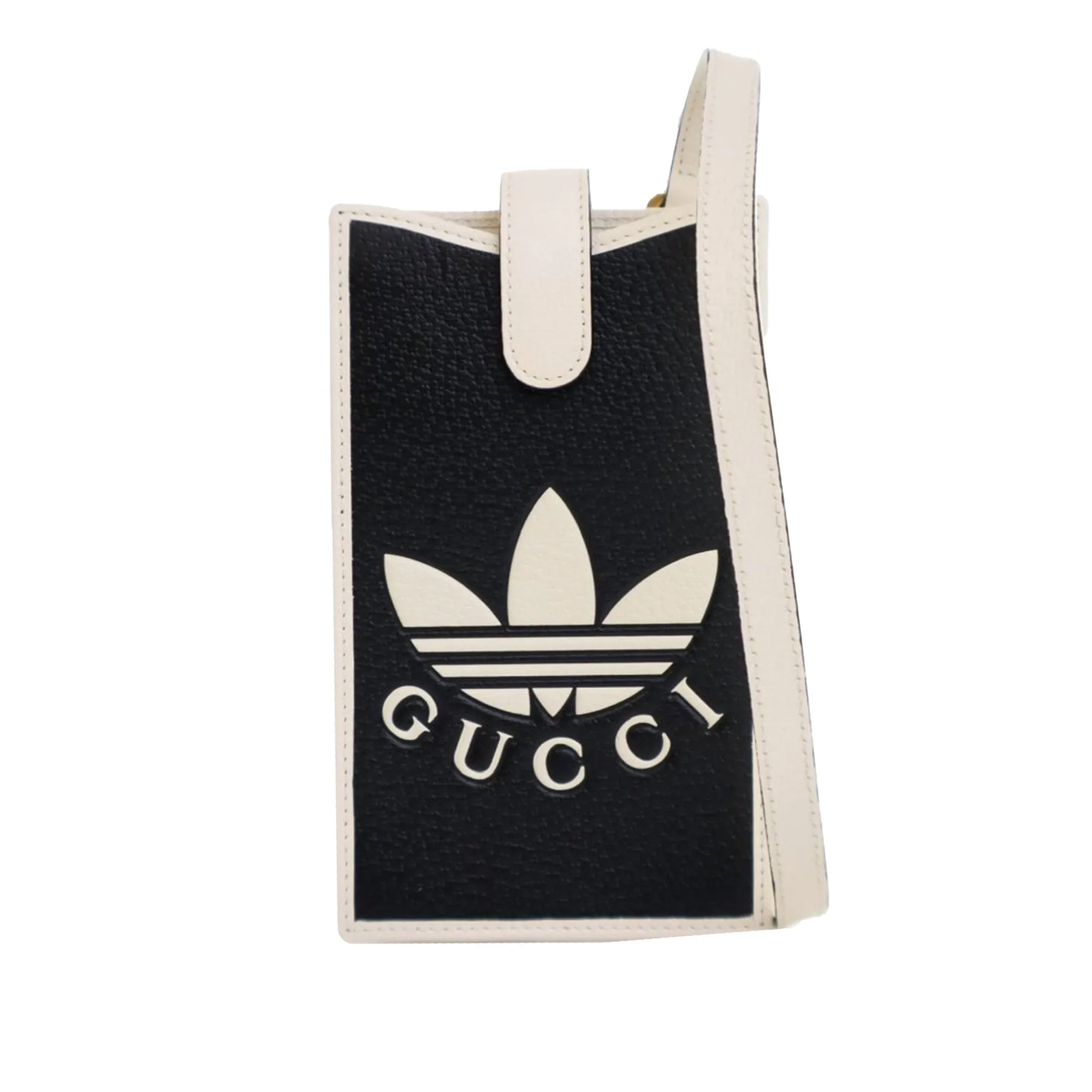 Gucci Adidas Leather Phone Case Crossbody