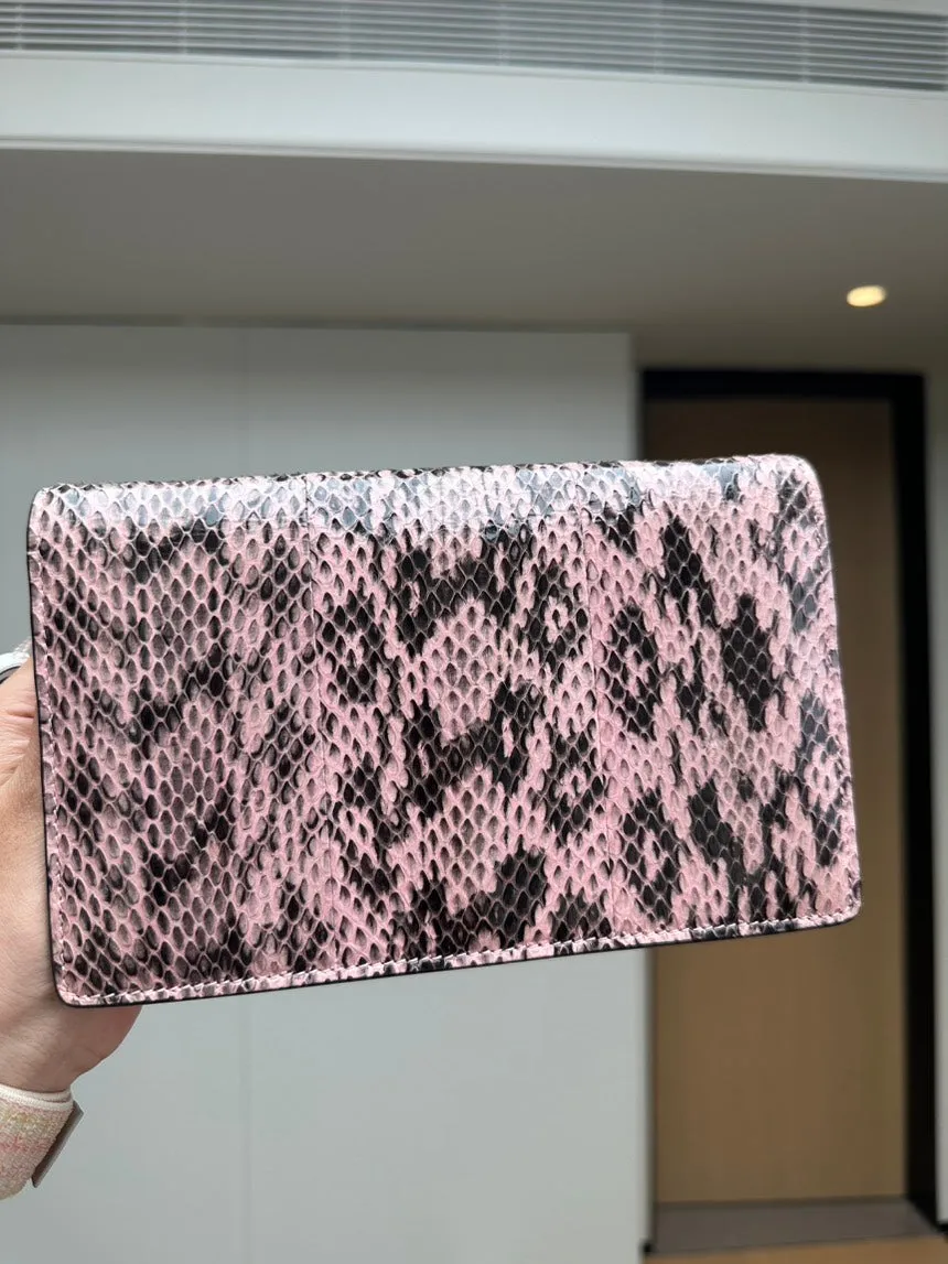 Gucci Bée Crossbody Bag Pink Leather