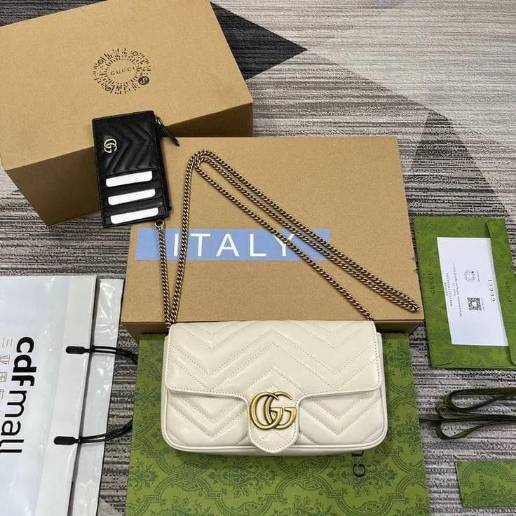 GUCCI CROSSBODY BAG WITH CARD HOLDER
