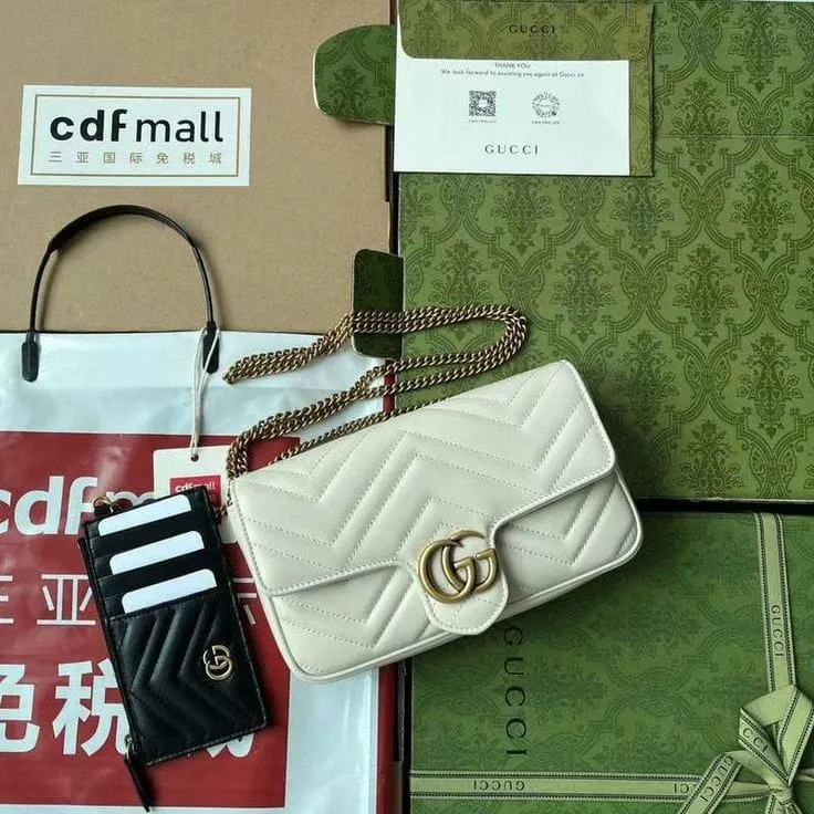 GUCCI CROSSBODY BAG WITH CARD HOLDER