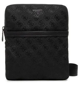Guess Vezzola Crossbody Bag In Black For Men
