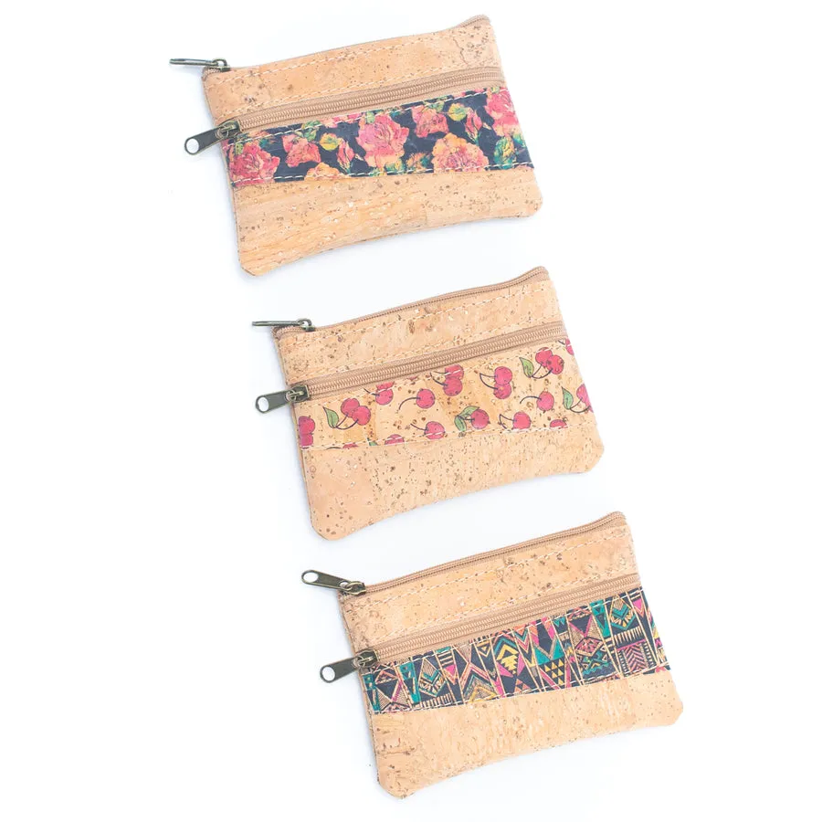 Handcrafted Ladies' Coin Purse made from Natural Cork Material