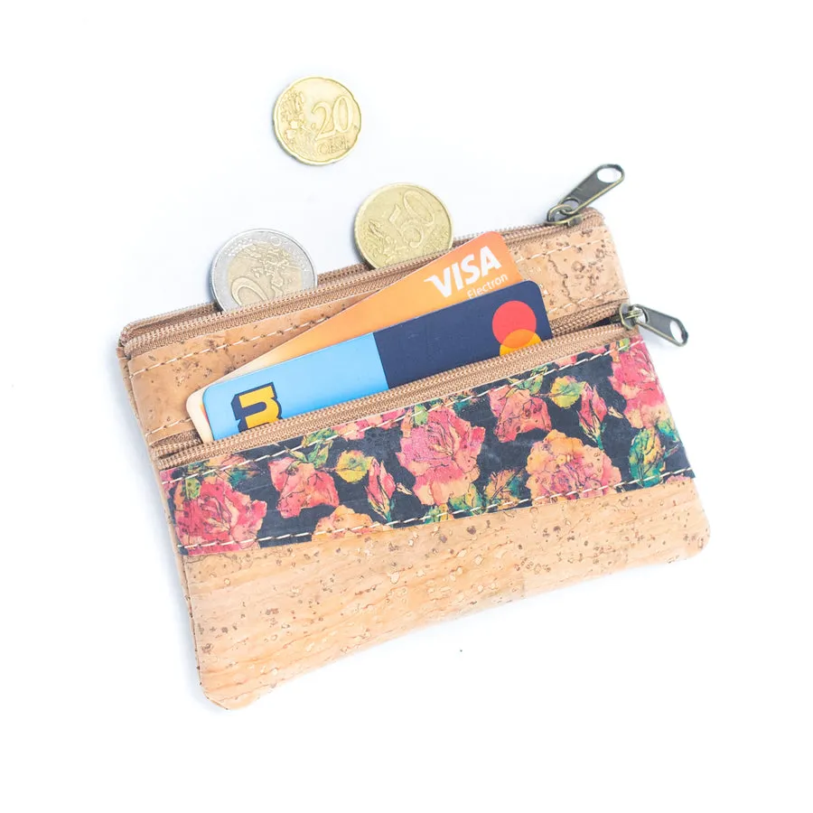 Handcrafted Ladies' Coin Purse made from Natural Cork Material