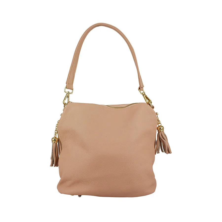 HARPER - BLUSH LEATHER