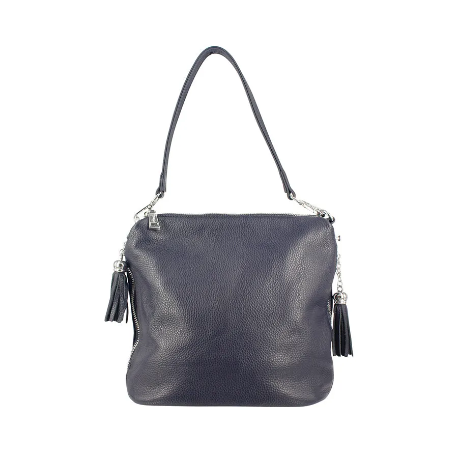 HARPER - NAVY LEATHER