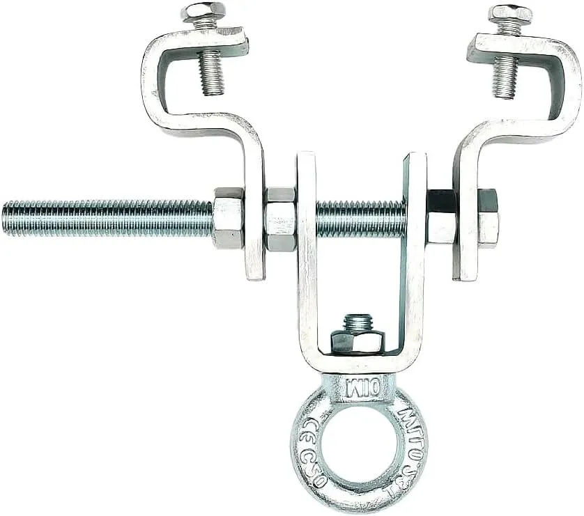 Heavy Duty Adjustable I Beam Clamp for Punching Bags, Boxing Hanger for Boxing, Ceiling Fixtures, Suspension Straps