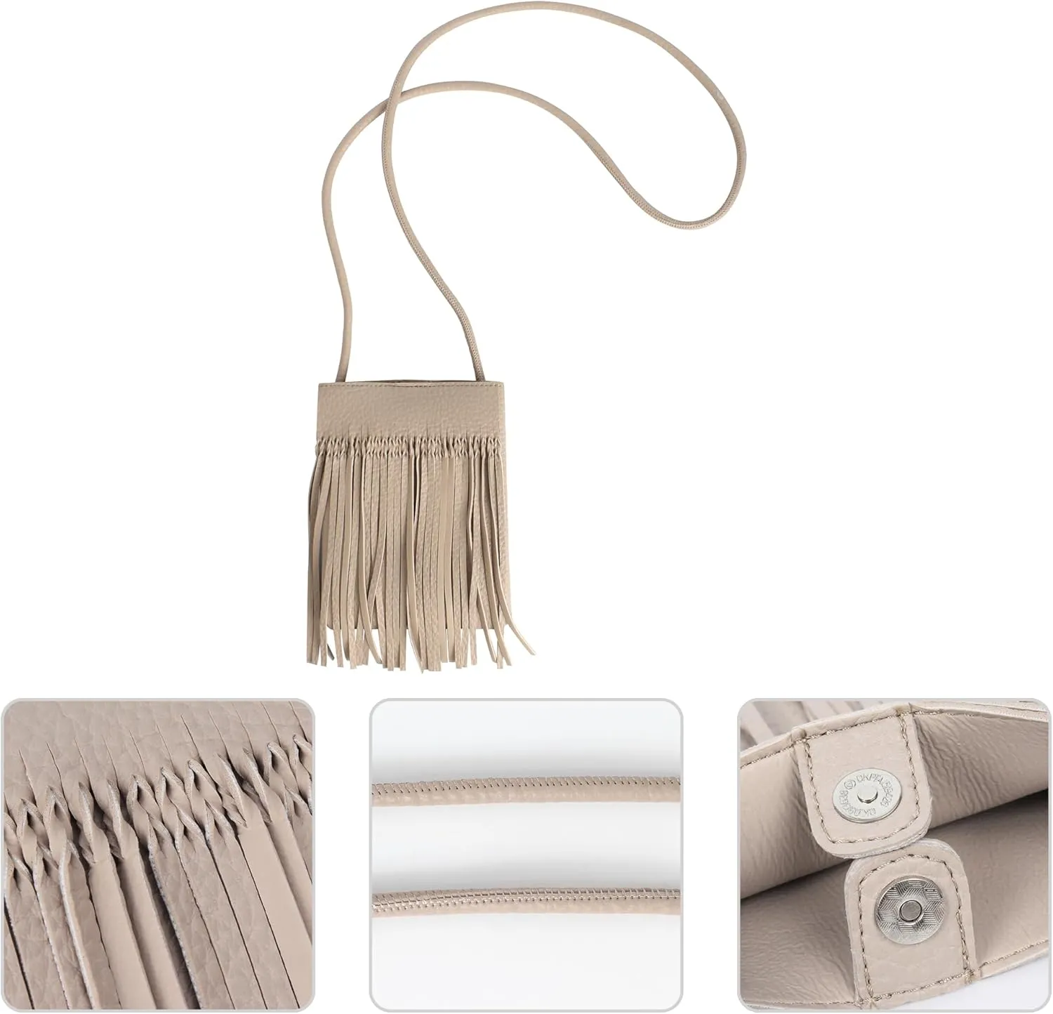 Hoce Women’s Leather Fringe Messenger Bag Large Hobo Crossbody Tassel Shoulder Bags, Gift for Mom Wife Girlfriend