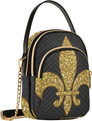 Holiday Festive Cell Phone Purse Crossbody Handbag Durable Shoulder Bag Travel Pouch