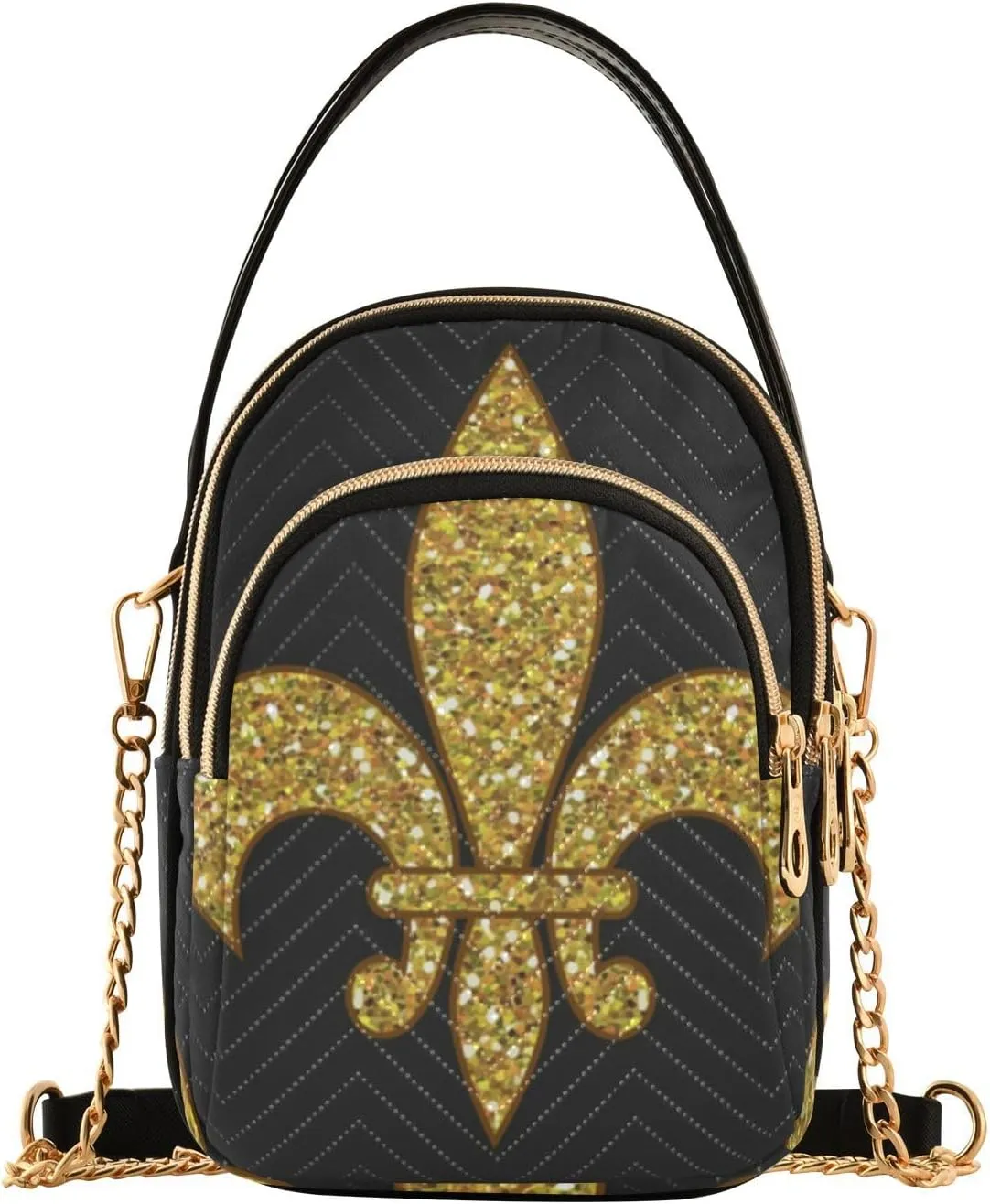 Holiday Festive Cell Phone Purse Crossbody Handbag Durable Shoulder Bag Travel Pouch