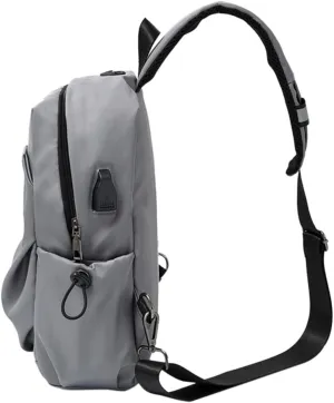 Homoyoyo Fashion Storage Bag Waterproof Crossbody Bag Lightweight Multi-pocket Adjustable Straps for Travel
