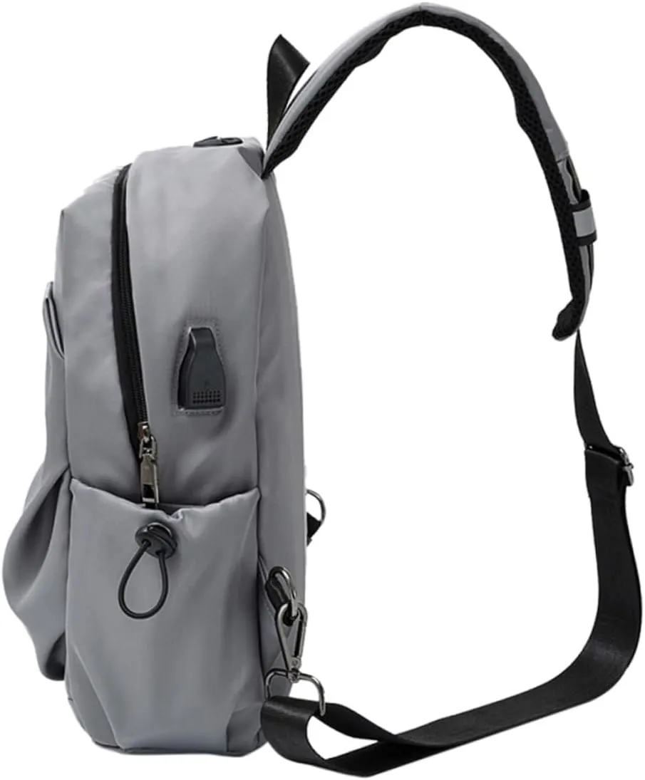 Homoyoyo Fashion Storage Bag Waterproof Crossbody Bag Lightweight Multi-pocket Adjustable Straps for Travel