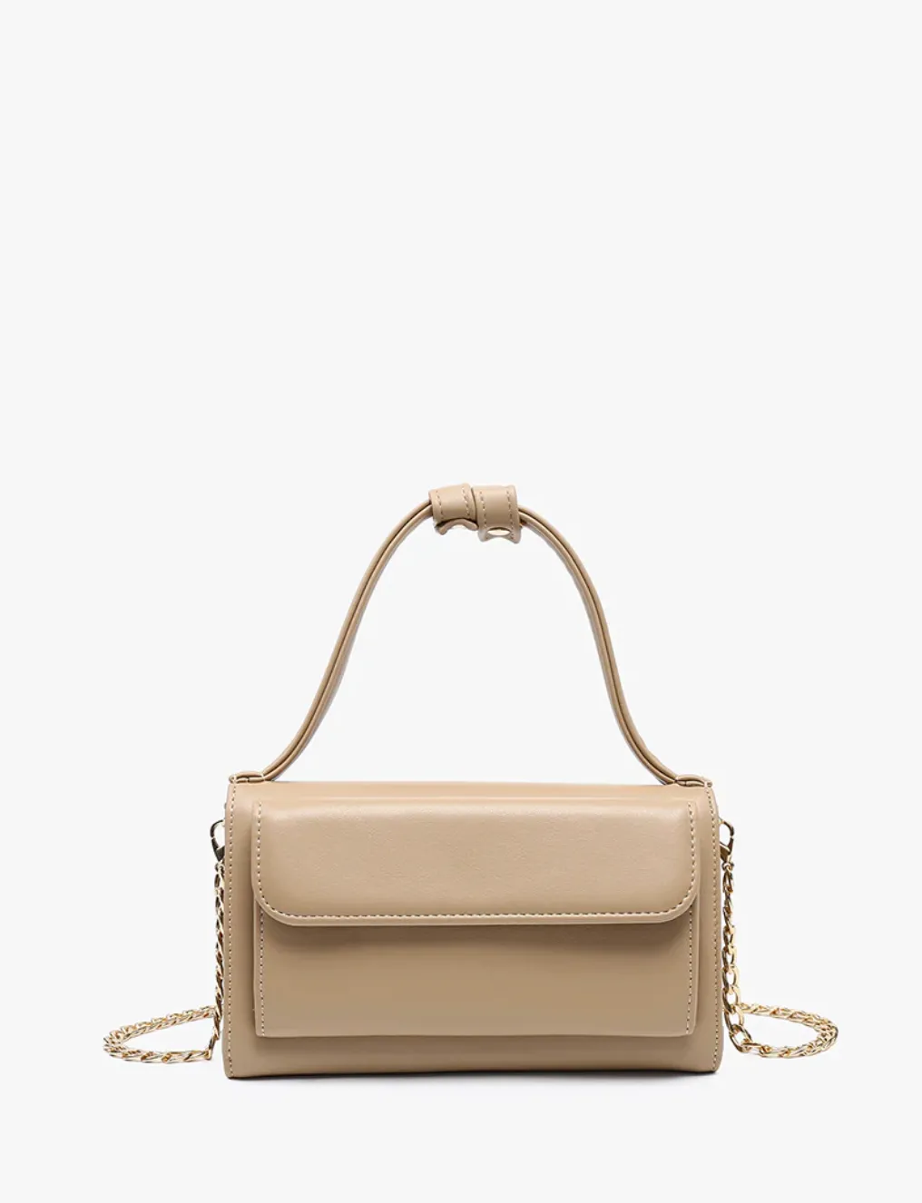 Honey Crossbody Clutch in tan