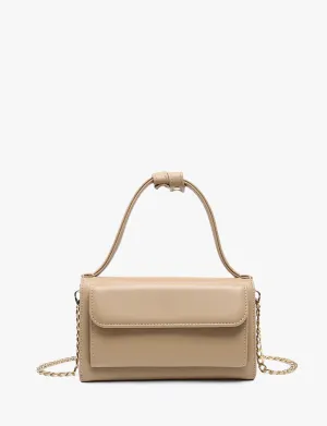 Honey Crossbody Clutch in tan