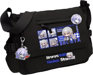 Honkai Star Rail Handbag Argenti Crossbody Bag Cute Single Shoulder Bag Adult 3D Print Anime Backpack Bag