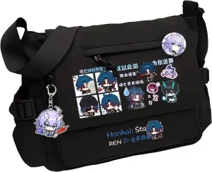 Honkai Star Rail Handbag Argenti Crossbody Bag Cute Single Shoulder Bag Adult 3D Print Anime Backpack Bag