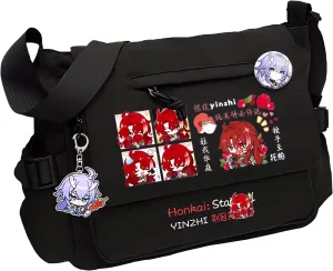 Honkai Star Rail Handbag Argenti Crossbody Bag Cute Single Shoulder Bag Adult 3D Print Anime Backpack Bag
