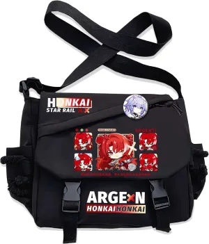 Honkai Star Rail Handbag Blade Crossbody Bag Single Shoulder Bag Adult Anime 3D Print Backpack Black Bag