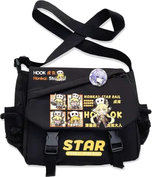 Honkai Star Rail Handbag Kafka Crossbody Bag Single Shoulder Bag Adult Anime 3D Print Backpack Black Bag