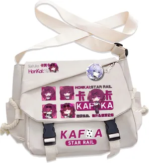 Honkai Star Rail Handbag Kafka Crossbody Bag Single Shoulder Bag Adult Anime 3D Print Backpack White Bag