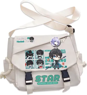Honkai Star Rail Handbag Kafka Crossbody Bag Single Shoulder Bag Adult Anime 3D Print Backpack White Bag