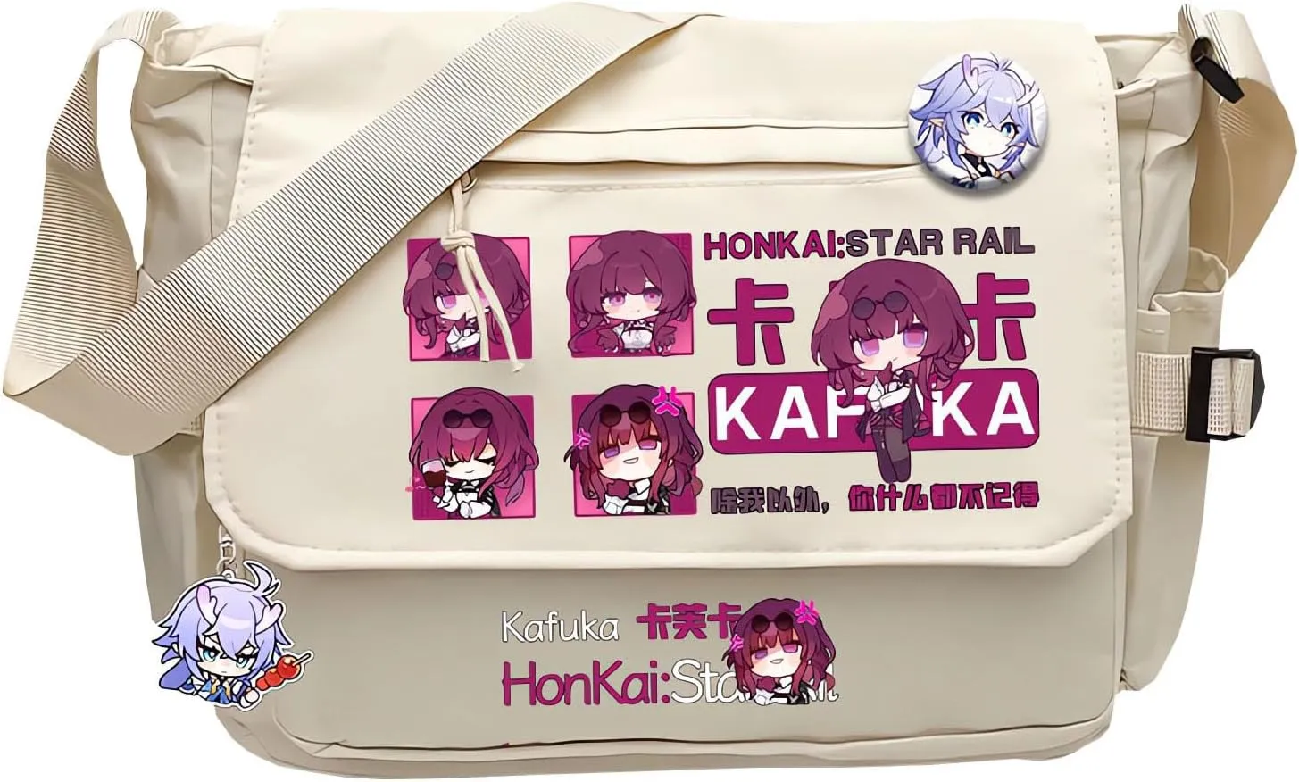 Honkai Star Rail Handbag Sparkle Crossbody Bag Cute Single Shoulder Bag Adult 3D Print Anime Backpack Bag