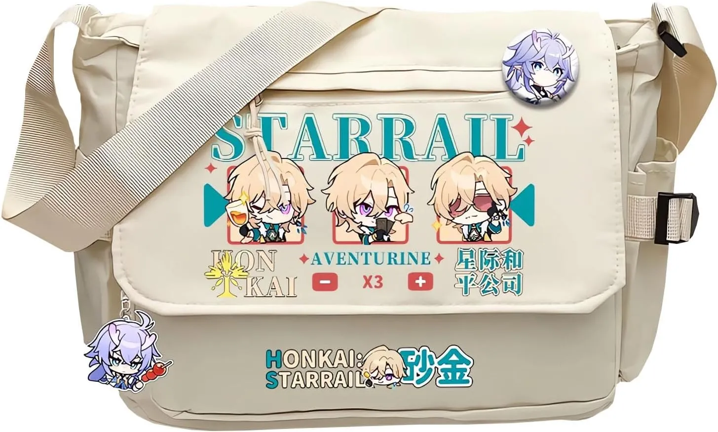 Honkai Star Rail Handbag Topaz Crossbody Bag Cute Single Shoulder Bag Adult 3D Print Anime Backpack Bag