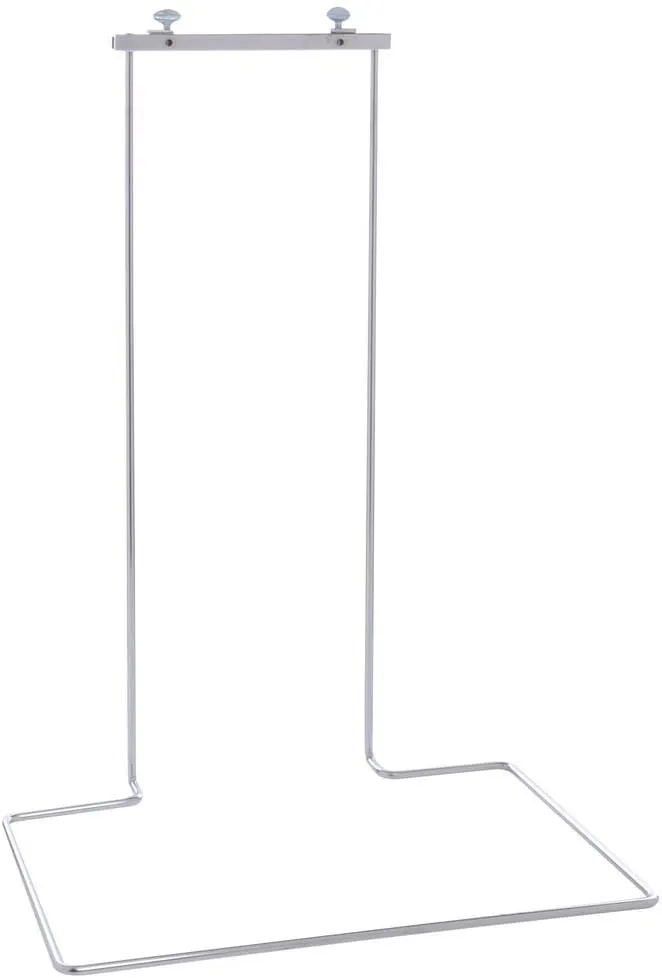 HUBERT Wicket Bag Holder Chrome-Plated Metal Wire -15" L x 11 1/2" D x 22" H