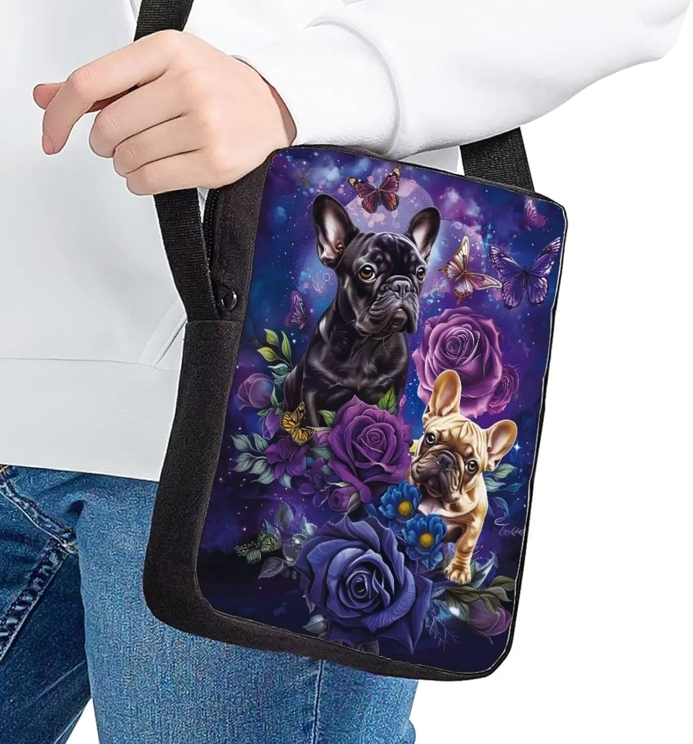 HUGS IDEA Animals Face Small Crossbody Bags Shoulder Handbag