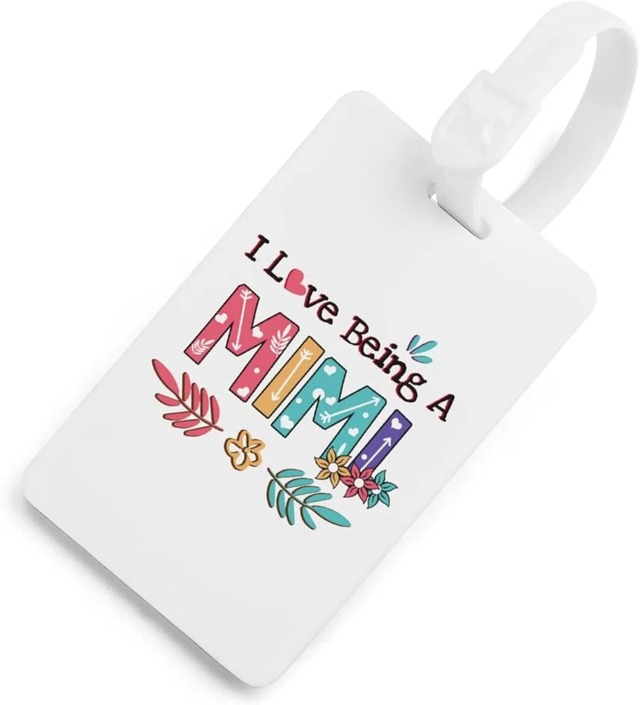 I Love Being A Mimi Personalized Luggage Tag Durable Travel Bags Labels Business Travel ID Card Holder