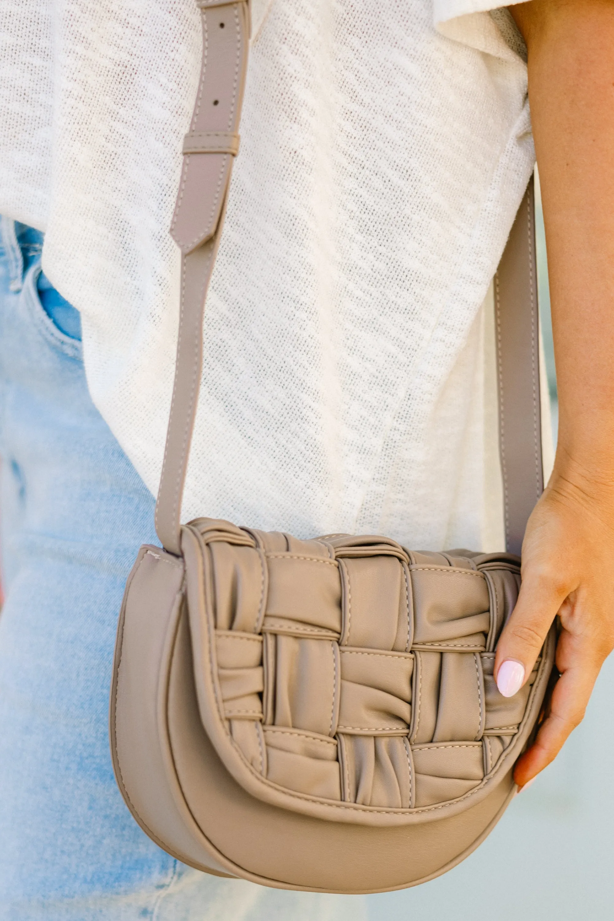 I Will Be Back Purse, Stone