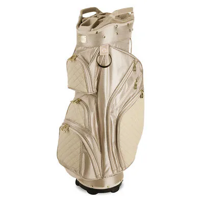 iBella Tan Ladies Golf Cart Bag (with 3 Matching Headcovers) - NEW!