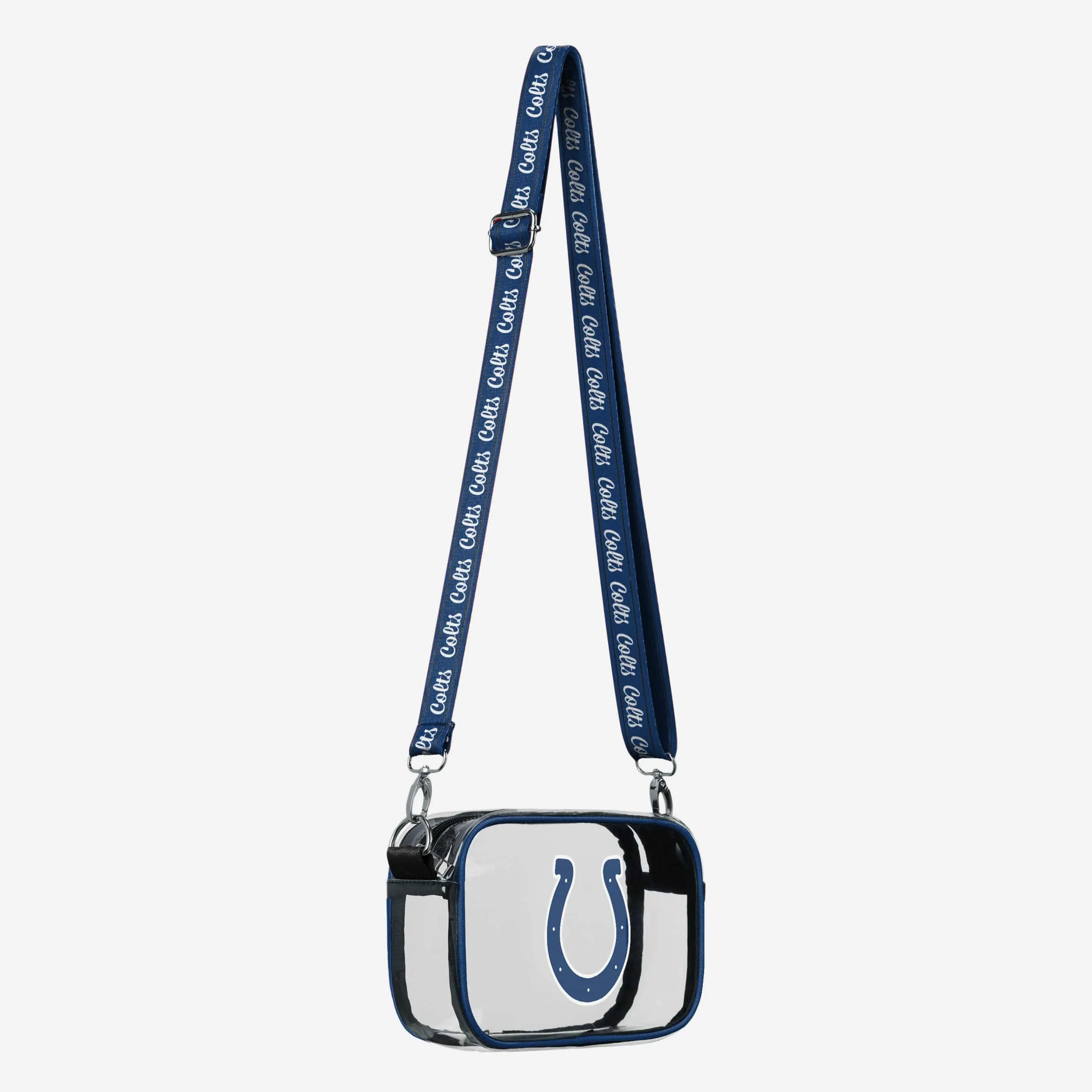 Indianapolis Colts Team Stripe Clear Crossbody Bag