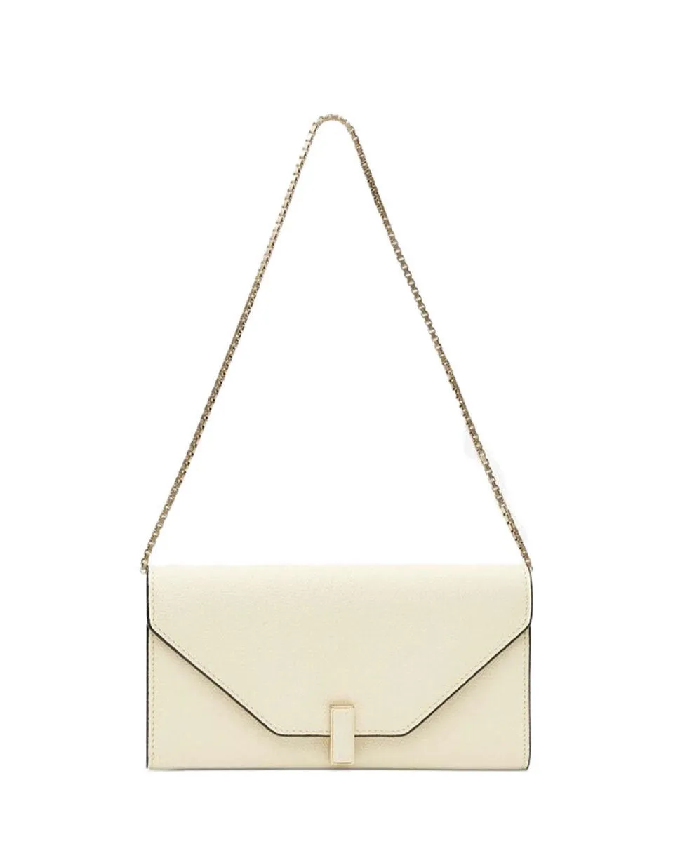 Iside Continental Purse with Chain in Pergamena