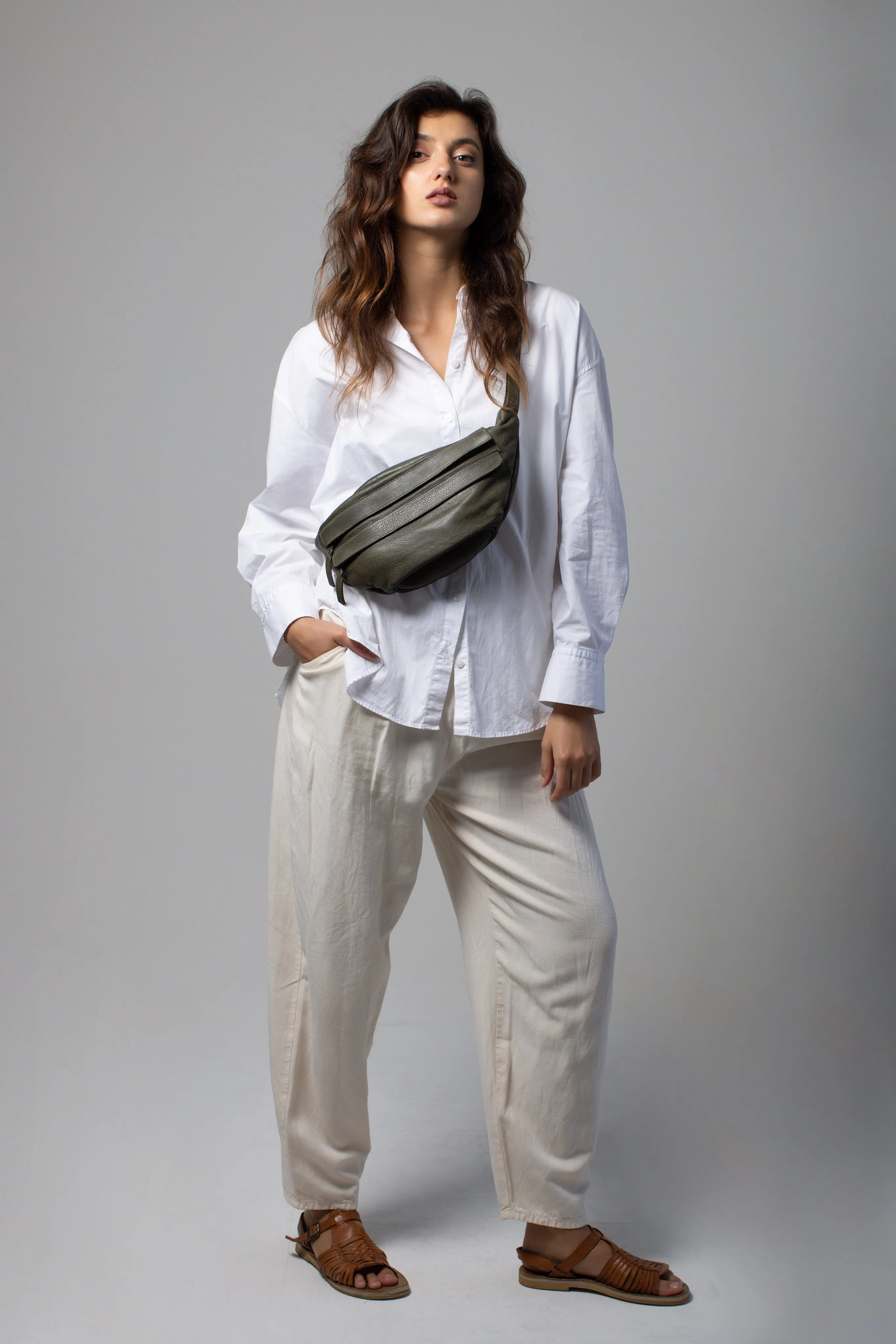 Italian Leather Sling Bag