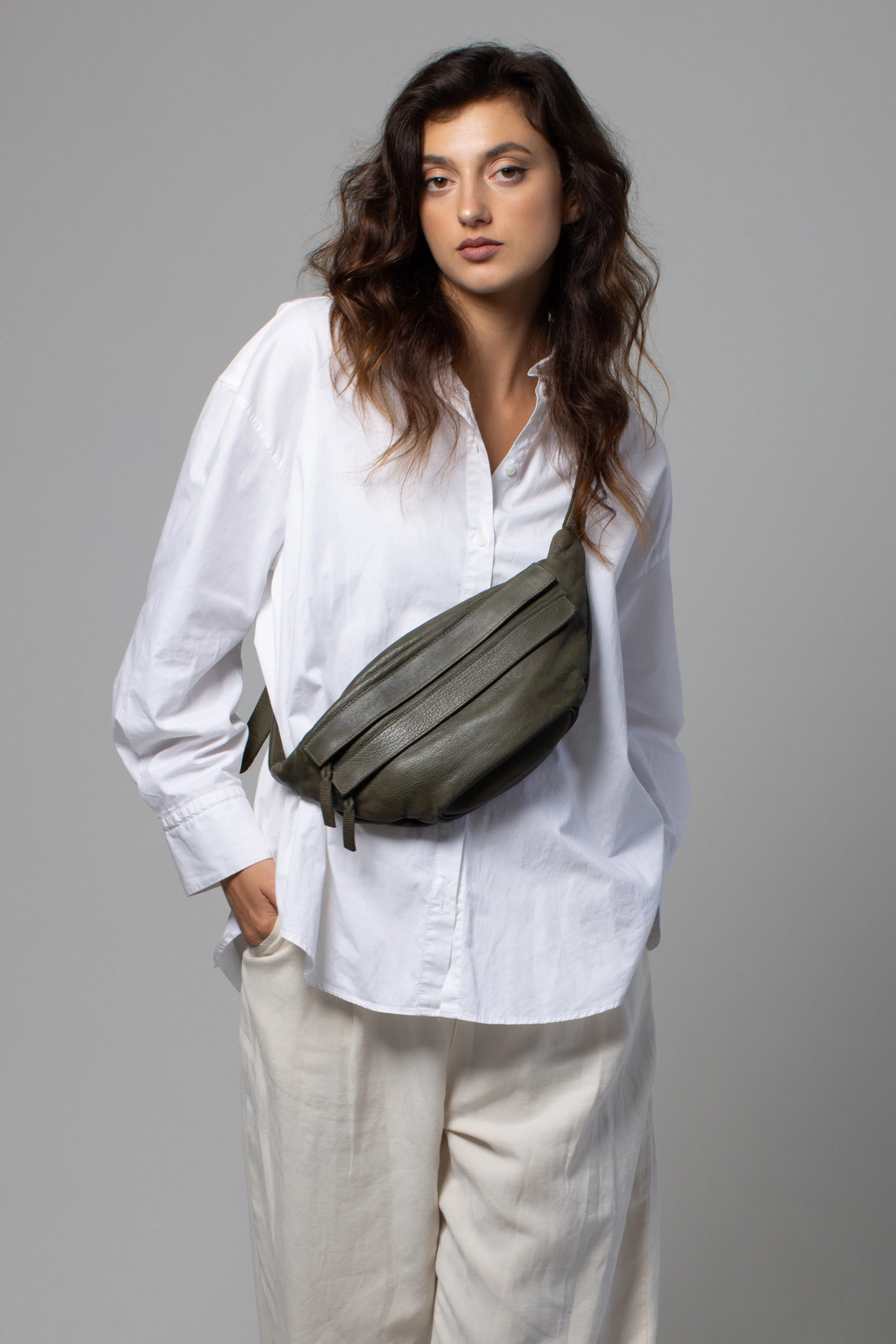 Italian Leather Sling Bag