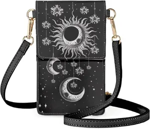 JEOCODY Touch Screen Phone Purse, Lightweight Small Wallet Purses and Handbags with a Shoulder Strap for Women