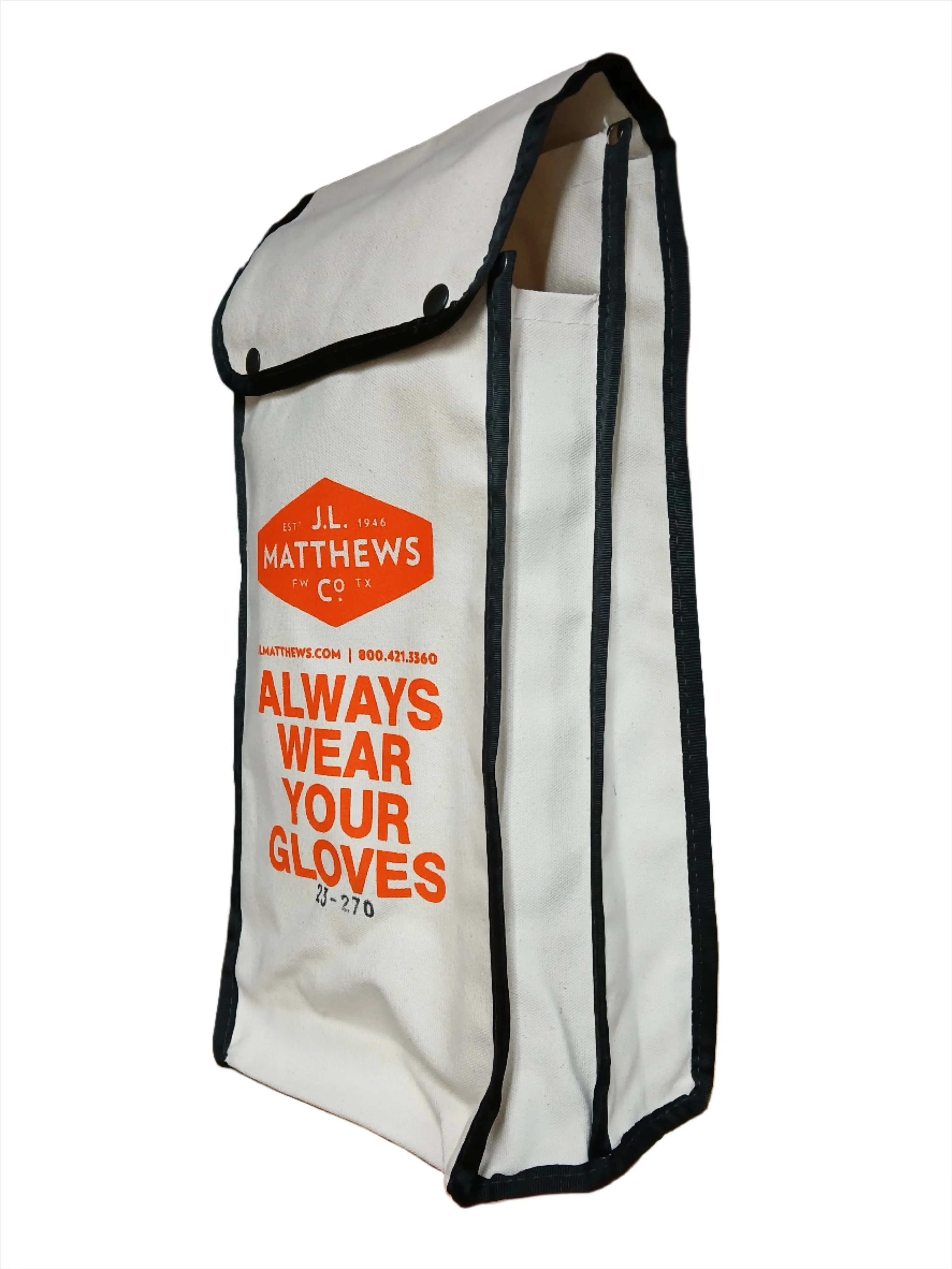 J.L. Matthews 19" Sleeve and Glove Bag Canvas Glove Holder - 23-270