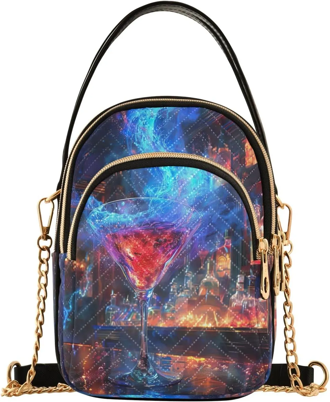 Joisal Blue Butterflies Small Purses for Women Crossbody, Shoulder Purses Trendy Handbag for Women, Small Cell Phone Purse